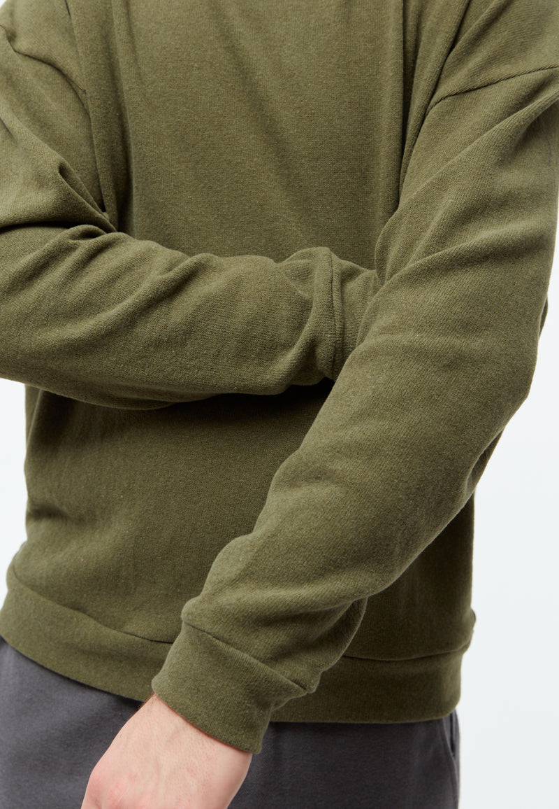 Givn Berlin Sweater GBANTHONY aus recycelter Baumwolle Sweater Khaki