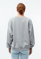 Givn Berlin Sweater GBARIANA oversize aus Bio-Baumwolle mit Stickerei Sweater Grey Melange