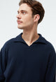 Givn Berlin Sweater GBBELA aus recycelter Baumwolle mit Kragen Sweater Blue