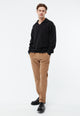 Givn Berlin Sweater GBBELA aus recycelter Baumwolle mit Kragen Sweater Dark Grey