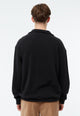 Givn Berlin Sweater GBBELA aus recycelter Baumwolle mit Kragen Sweater Dark Grey