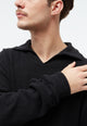 Givn Berlin Sweater GBBELA aus recycelter Baumwolle mit Kragen Sweater Dark Grey