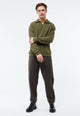 Givn Berlin Sweater GBBELA aus recycelter Baumwolle mit Kragen Sweater Khaki