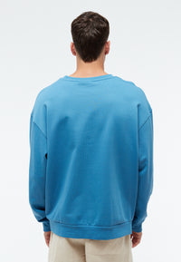 Givn Berlin Sweater GBCLINT oversize aus Bio-Baumwolle Sweater Gentle Blue