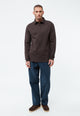 Givn Berlin Sweater GBHANNES aus Bio-Baumwolle mit Kragen und Knopfleiste Sweater Coffee Brown