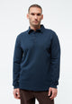 Givn Berlin Sweater GBHANNES aus Bio-Baumwolle mit Kragen und Knopfleiste Sweater Midnight Blue