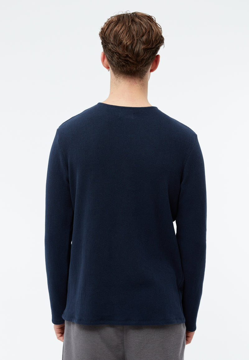 Givn Berlin Sweater GBIAN aus recycleter Baumwolle Sweater Blue