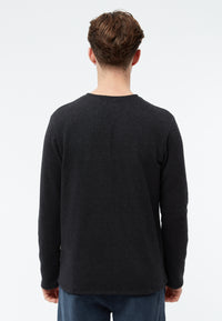 Givn Berlin Sweater GBIAN aus recycleter Baumwolle Sweater Dark Grey