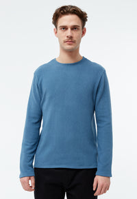 Givn Berlin Sweater GBIAN aus recycleter Baumwolle Sweater Distant Blue