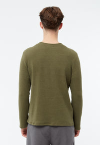 Givn Berlin Sweater GBIAN aus recycleter Baumwolle Sweater Khaki