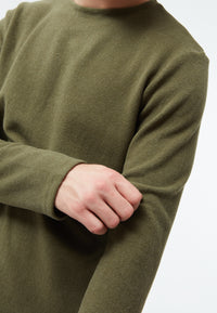 Givn Berlin Sweater GBIAN aus recycleter Baumwolle Sweater Khaki