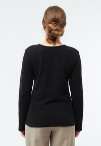 Givn Berlin Sweater GBLUCILLE aus recycelter Baumwolle Sweater Dark Grey