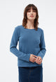 Givn Berlin Sweater GBLUCILLE aus recycelter Baumwolle Sweater Distant Blue