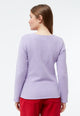 Givn Berlin Sweater GBLUCILLE aus recycelter Baumwolle Sweater Light Amethyst