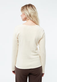 Givn Berlin Sweater GBLUCILLE aus recycelter Baumwolle Sweater Off White
