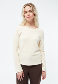 Givn Berlin Sweater GBLUCILLE aus recycelter Baumwolle Sweater Off White