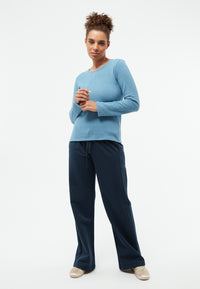 Givn Berlin Sweater GBLUCILLE aus recycelter Baumwolle Sweater Frosty Blue