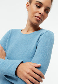 Givn Berlin Sweater GBLUCILLE aus recycelter Baumwolle Sweater Frosty Blue