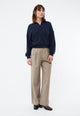 Givn Berlin Sweater GBRESA aus recycelter Baumwolle mit Kragen Sweater Blue