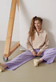 Givn Berlin Sweater GBRESA aus recycelter Baumwolle mit Kragen Sweater Light Beige