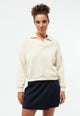 Givn Berlin Sweater GBRESA aus recycelter Baumwolle mit Kragen Sweater Off White