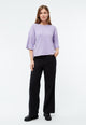 Givn Berlin Sweater GBSELMA aus recycelter Baumwolle Sweater Light Amethyst