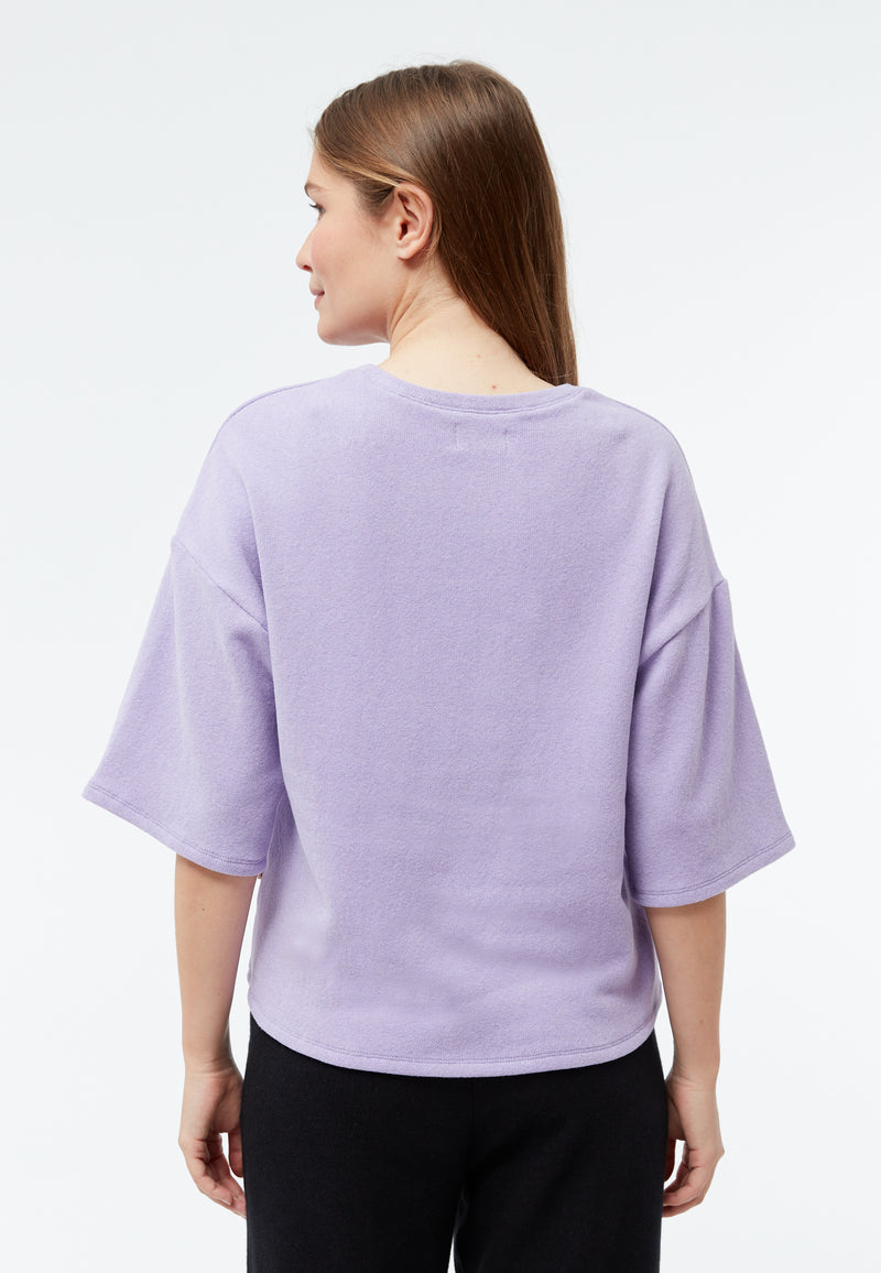 Givn Berlin Sweater GBSELMA aus recycelter Baumwolle Sweater Light Amethyst