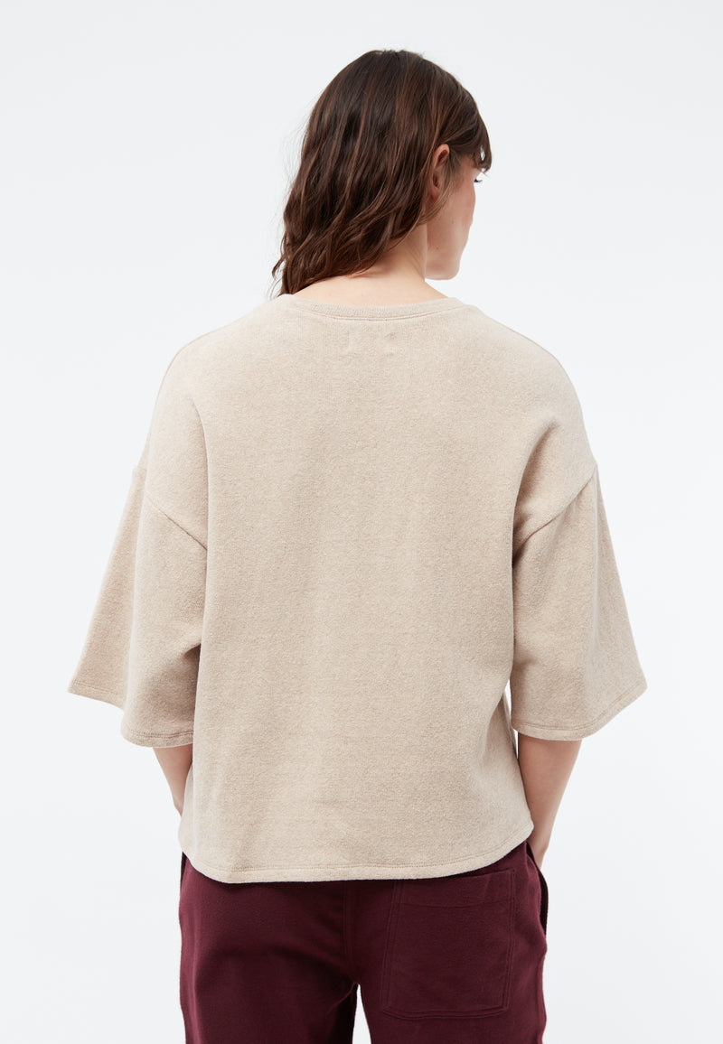 Givn Berlin Sweater GBSELMA aus recycelter Baumwolle Sweater Light Beige