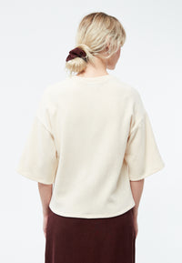 Givn Berlin Sweater GBSELMA aus recycelter Baumwolle Sweater Off White