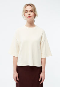 Givn Berlin Sweater GBSELMA aus recycelter Baumwolle Sweater Off White