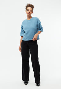 Givn Berlin Sweater GBSELMA aus recycelter Baumwolle Sweater Frosty Blue