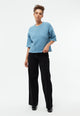 Givn Berlin Sweater GBSELMA aus recycelter Baumwolle Sweater Frosty Blue