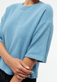 Givn Berlin Sweater GBSELMA aus recycelter Baumwolle Sweater Frosty Blue