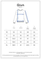 Givn Berlin Sweater GBSELMA aus recycelter Baumwolle Sweater Frosty Blue