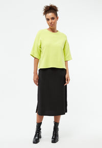 Givn Berlin Sweater GBSELMA aus recycelter Baumwolle Sweater Lime Green