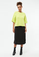 Givn Berlin Sweater GBSELMA aus recycelter Baumwolle Sweater Lime Green