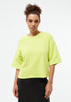 Givn Berlin Sweater GBSELMA aus recycelter Baumwolle Sweater Lime Green