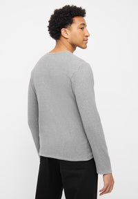 Givn Berlin Sweater IAN aus recycelter Baumwolle Sweater Stone Grey