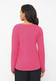Givn Berlin Sweater LUCIA aus recycelter Baumwolle Sweater Berry Pink