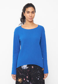 Givn Berlin Sweater LUCIA aus recycelter Baumwolle Sweater Deep Blue