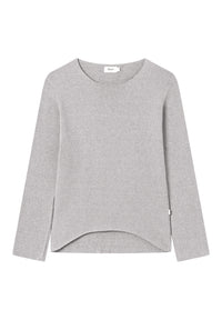 Givn Berlin Sweater LUCIA aus recycelter Baumwolle Sweater Stone Grey