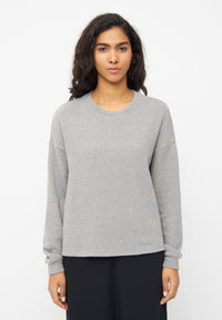 Givn Berlin Sweater SAMANTHA aus recycelter Baumwolle Sweater Stone Grey