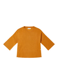 Givn Berlin Sweater SONA aus recycelter Baumwolle Sweater Mustard