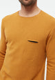 Givn Berlin Sweater STAN aus recycelter Baumwolle Sweater Mustard