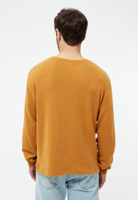 Givn Berlin Sweater TABOR aus recycelter Baumwolle Sweater Mustard