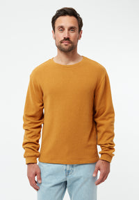 Givn Berlin Sweater TABOR aus recycelter Baumwolle Sweater Mustard