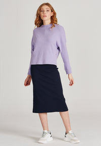 Givn Berlin Sweater WILMA aus recycelter Baumwolle Sweater Lavender