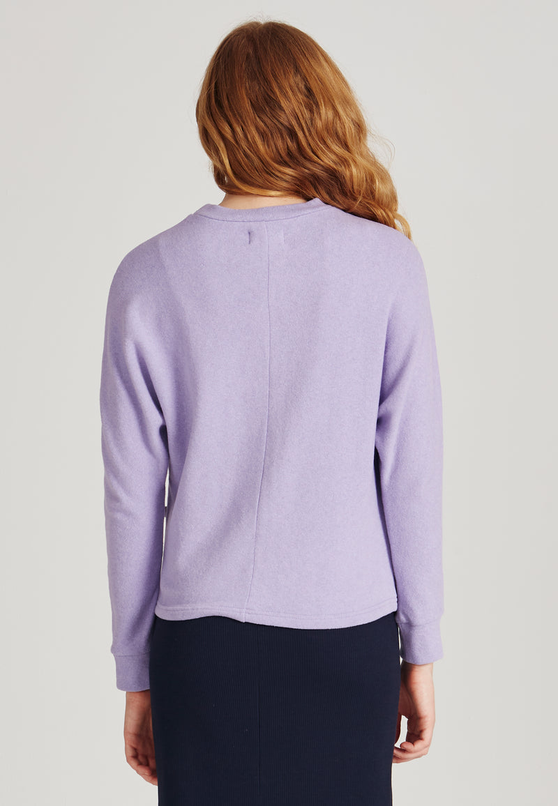 Givn Berlin Sweater WILMA aus recycelter Baumwolle Sweater Lavender