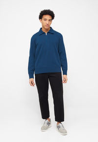Givn Berlin Sweatshirt ALEC aus Bio-Baumwolle Sweater Moroccan Blue