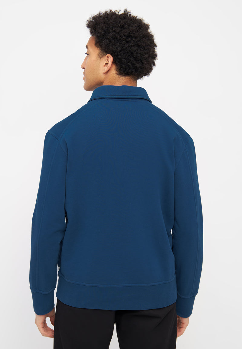 Givn Berlin Sweatshirt ALEC aus Bio-Baumwolle Sweater Moroccan Blue